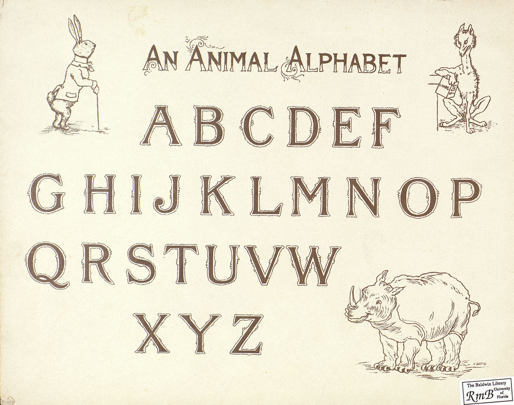 Scan 0002 of An animal alphabet