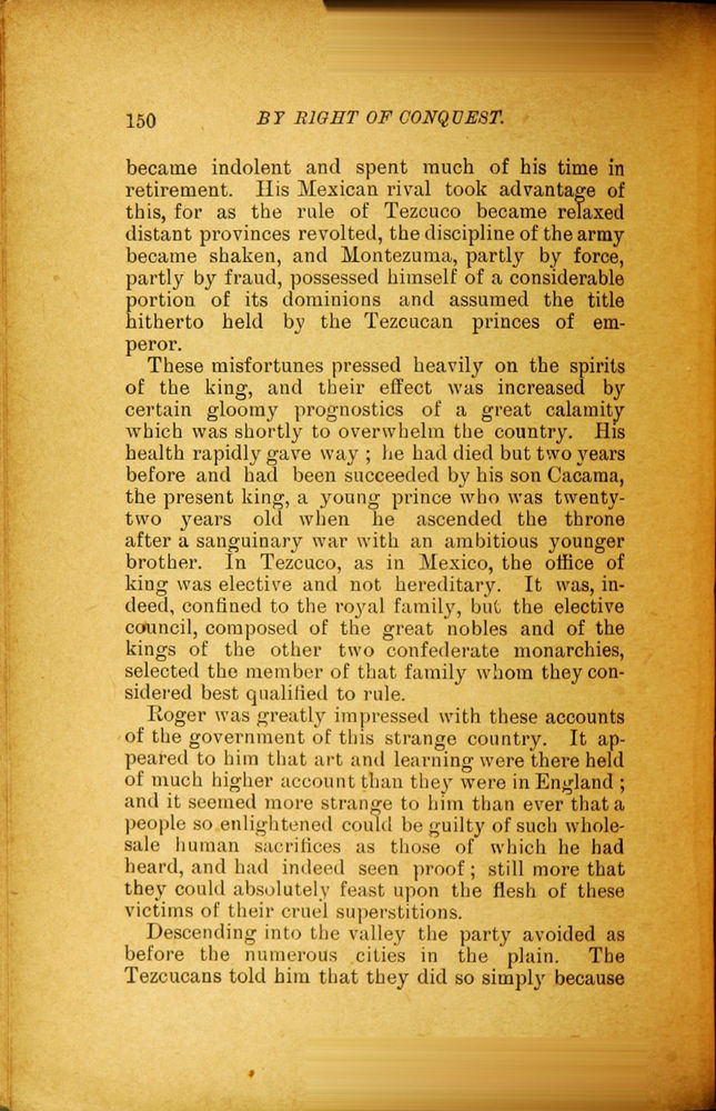 Scan 0162 of By right of conquest, or, With Cortez in Mexico