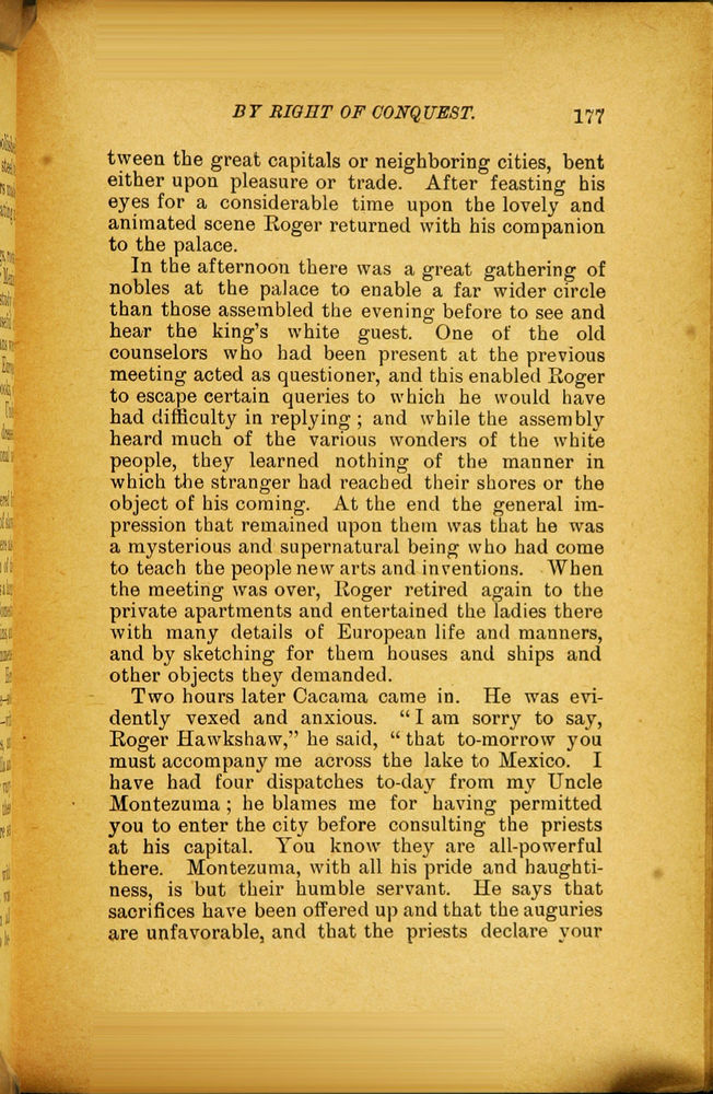 Scan 0189 of By right of conquest, or, With Cortez in Mexico