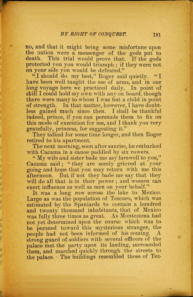 Scan 0193 of By right of conquest, or, With Cortez in Mexico