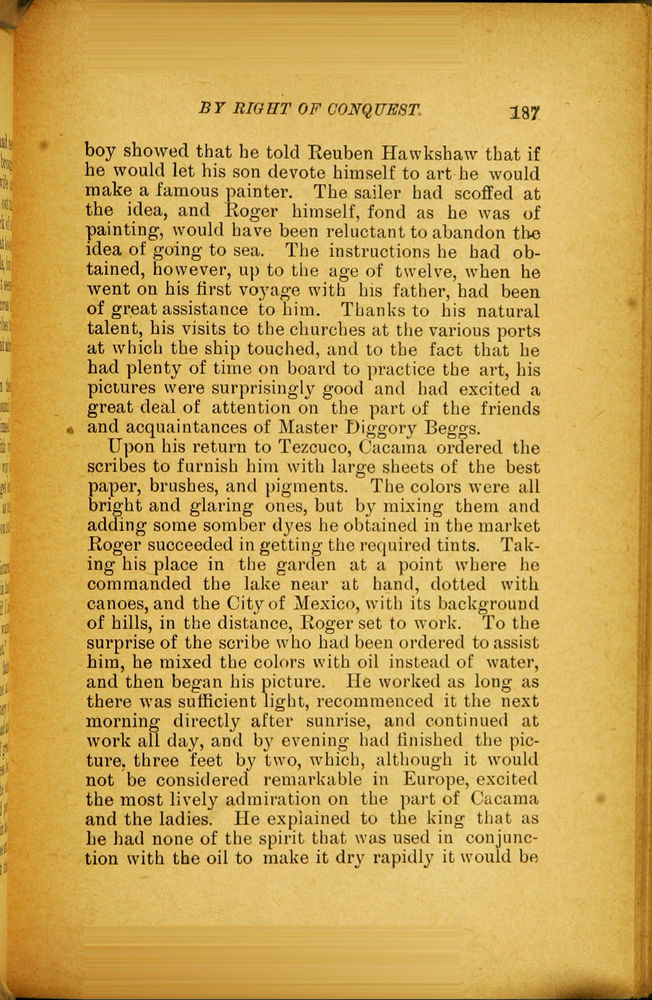 Scan 0199 of By right of conquest, or, With Cortez in Mexico