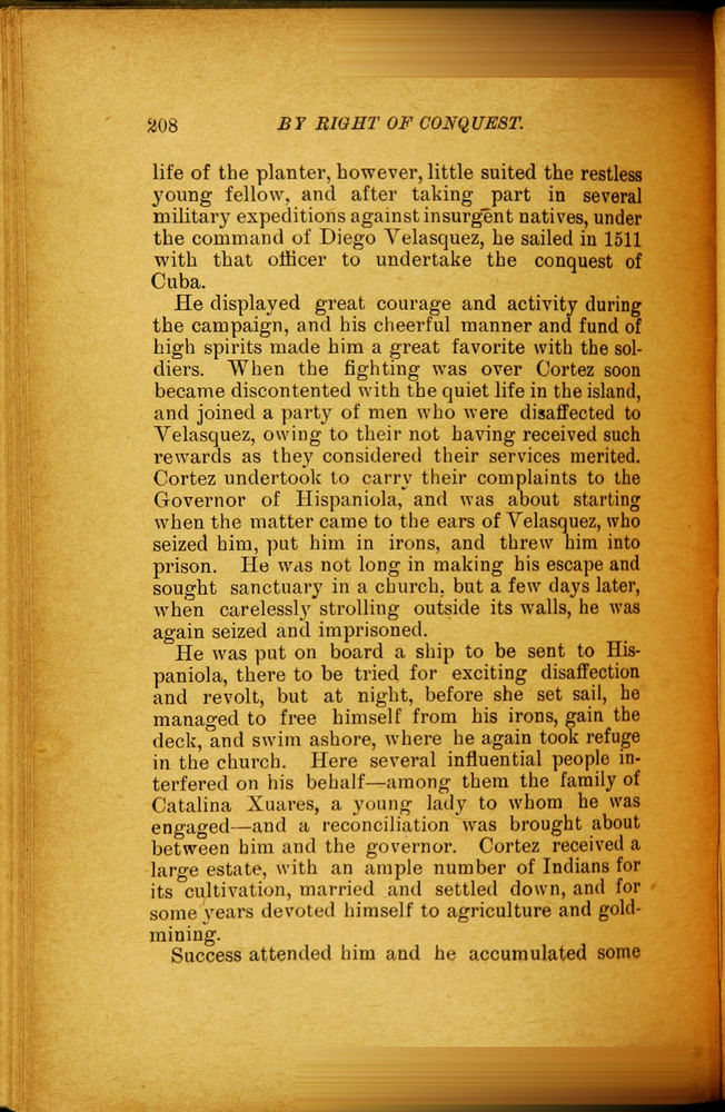 Scan 0220 of By right of conquest, or, With Cortez in Mexico
