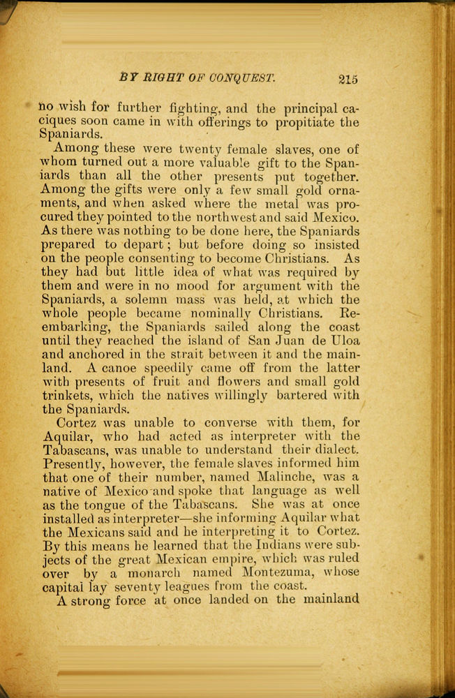 Scan 0227 of By right of conquest, or, With Cortez in Mexico