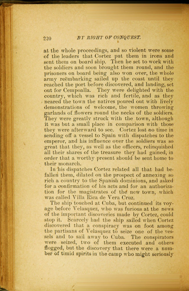 Scan 0232 of By right of conquest, or, With Cortez in Mexico