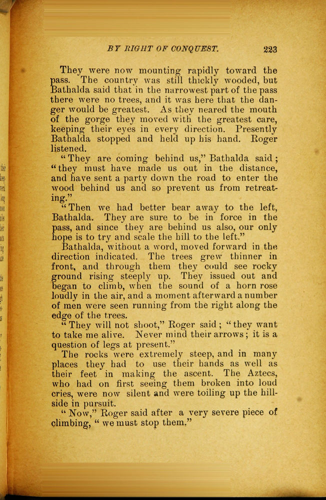 Scan 0235 of By right of conquest, or, With Cortez in Mexico