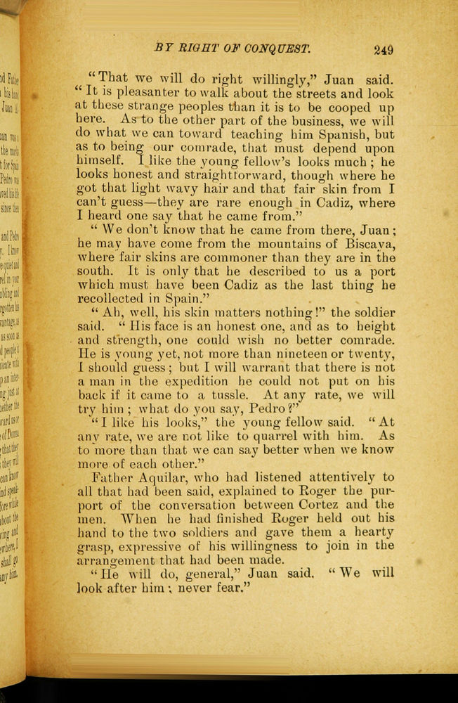 Scan 0261 of By right of conquest, or, With Cortez in Mexico