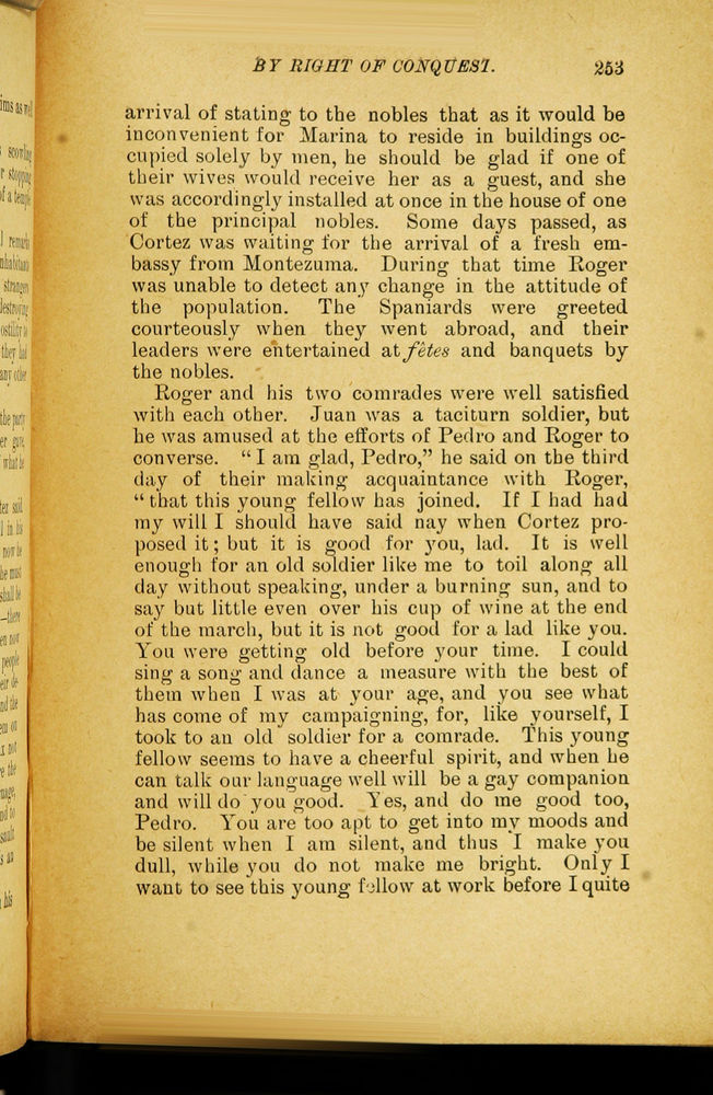 Scan 0265 of By right of conquest, or, With Cortez in Mexico