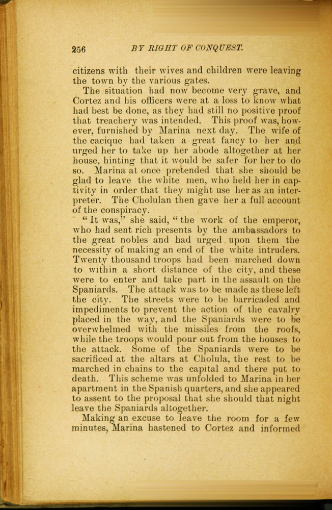 Scan 0268 of By right of conquest, or, With Cortez in Mexico