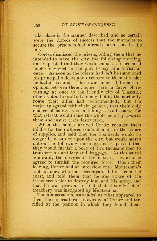 Scan 0270 of By right of conquest, or, With Cortez in Mexico