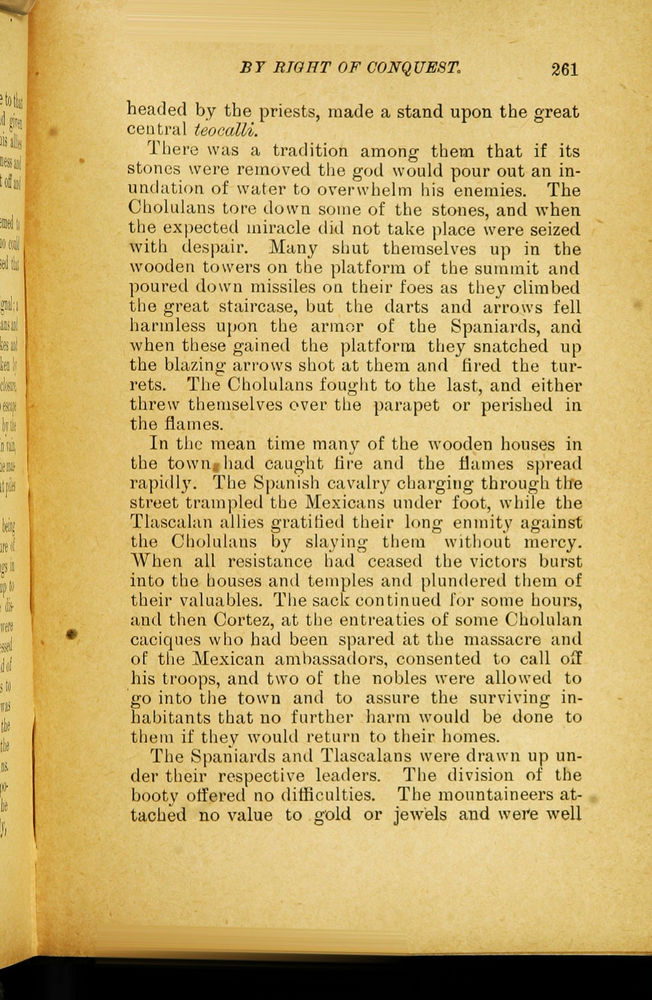 Scan 0273 of By right of conquest, or, With Cortez in Mexico