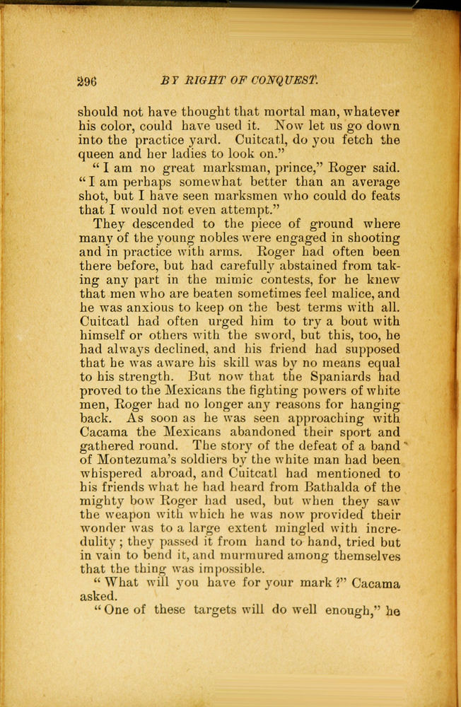 Scan 0308 of By right of conquest, or, With Cortez in Mexico