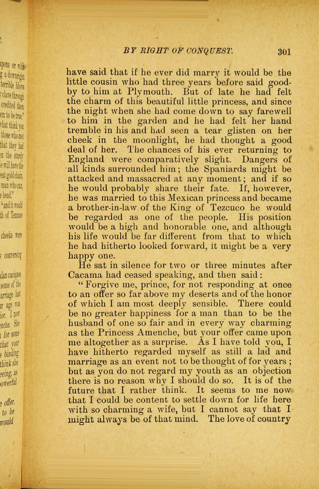 Scan 0313 of By right of conquest, or, With Cortez in Mexico