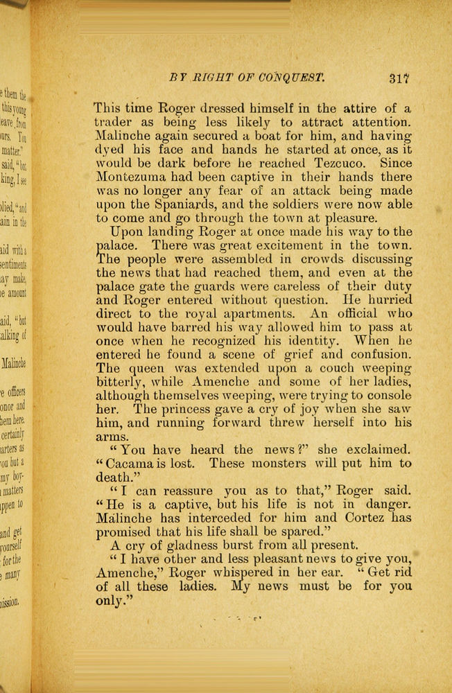 Scan 0329 of By right of conquest, or, With Cortez in Mexico