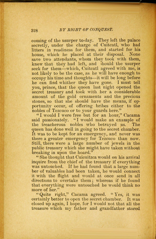 Scan 0340 of By right of conquest, or, With Cortez in Mexico