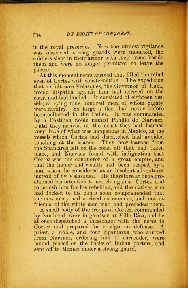 Scan 0346 of By right of conquest, or, With Cortez in Mexico