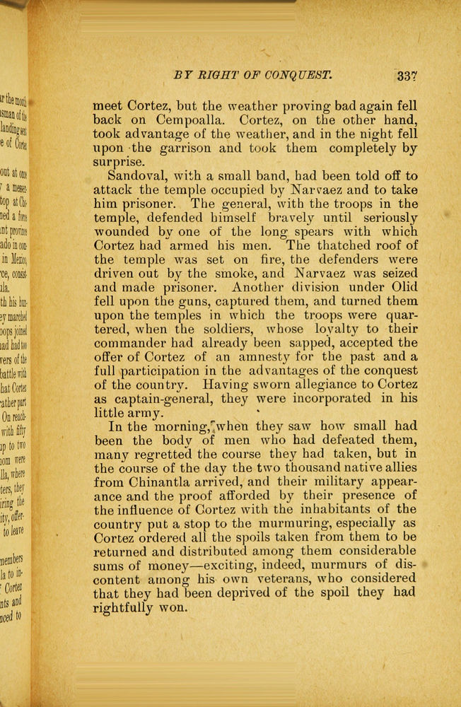 Scan 0349 of By right of conquest, or, With Cortez in Mexico