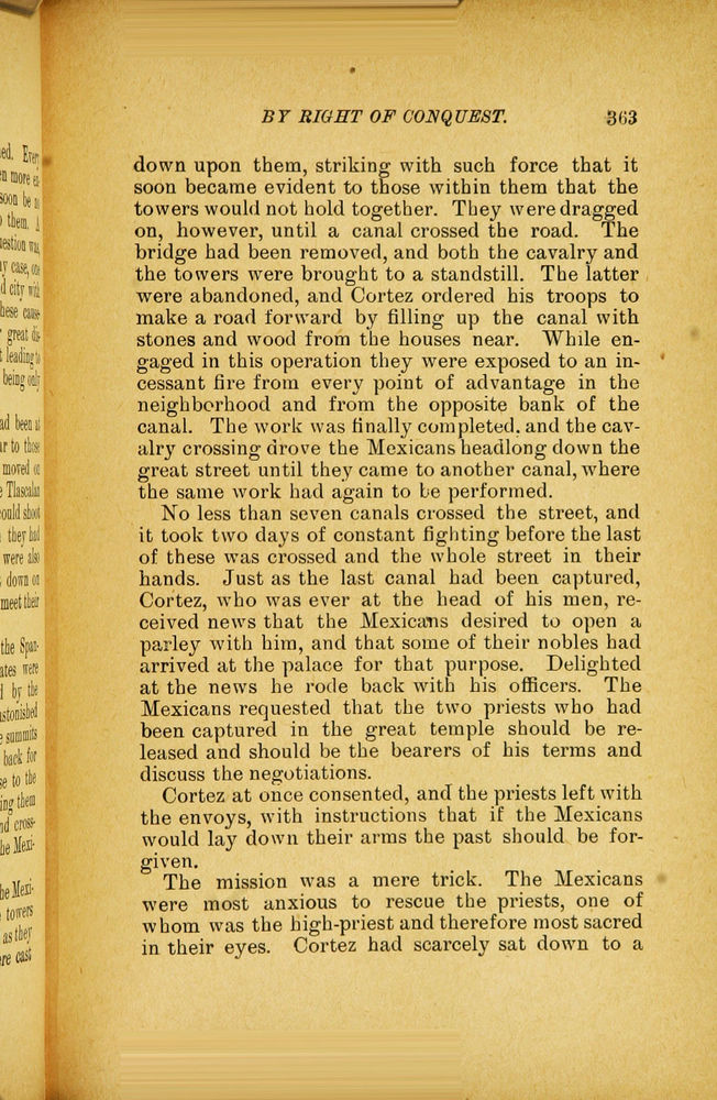 Scan 0375 of By right of conquest, or, With Cortez in Mexico