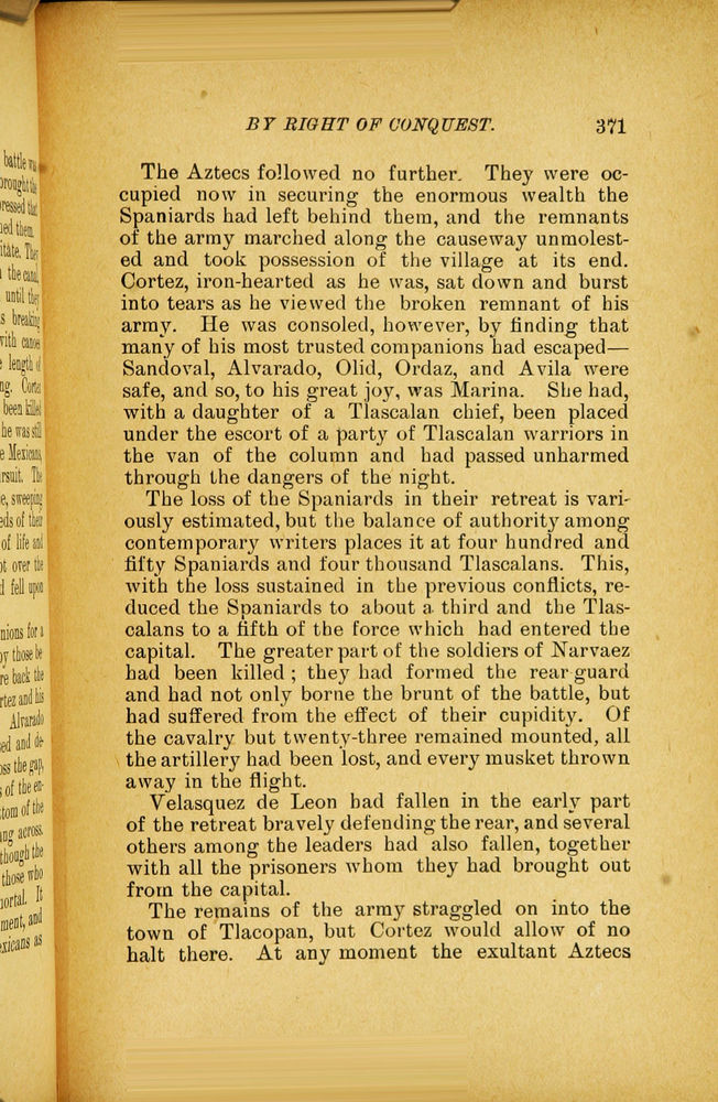 Scan 0383 of By right of conquest, or, With Cortez in Mexico
