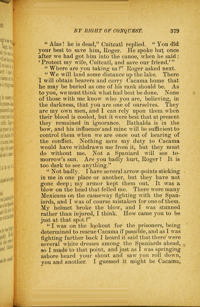 Scan 0391 of By right of conquest, or, With Cortez in Mexico