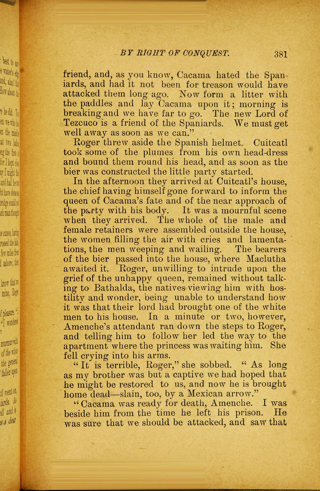 Scan 0393 of By right of conquest, or, With Cortez in Mexico