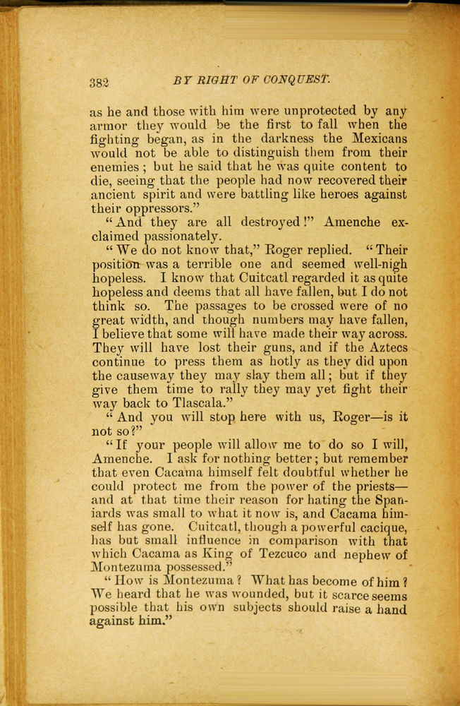 Scan 0394 of By right of conquest, or, With Cortez in Mexico