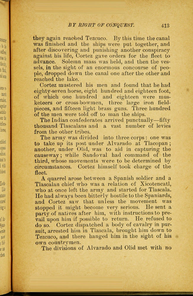 Scan 0425 of By right of conquest, or, With Cortez in Mexico