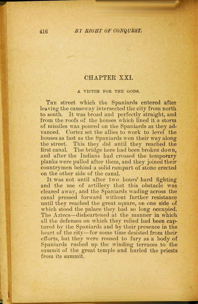 Scan 0428 of By right of conquest, or, With Cortez in Mexico