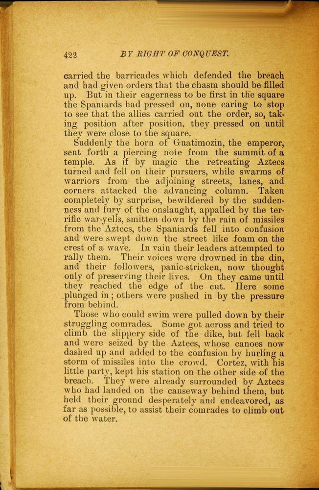 Scan 0434 of By right of conquest, or, With Cortez in Mexico