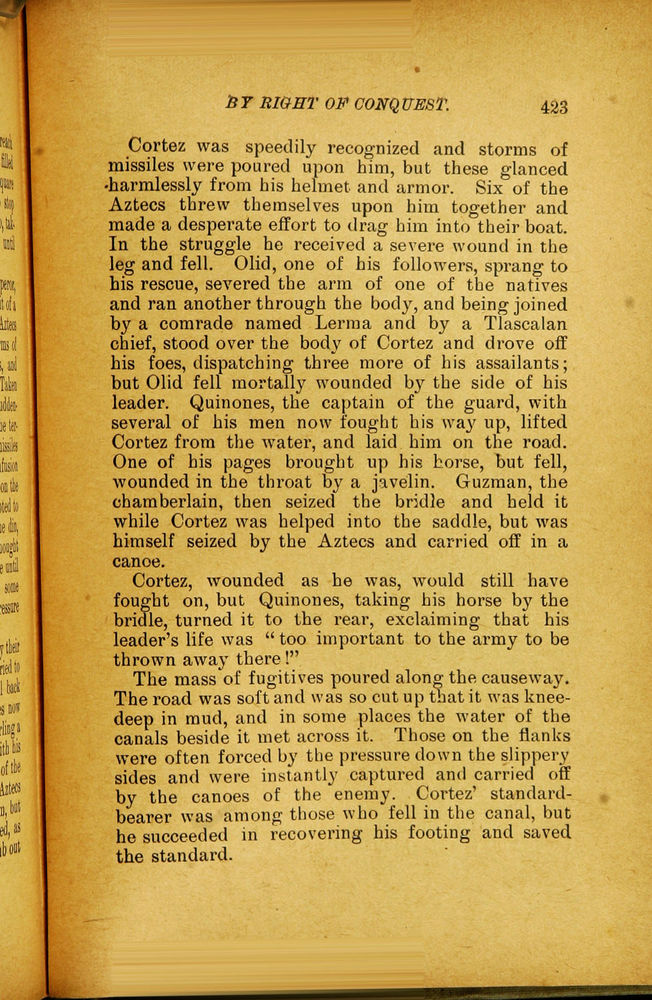 Scan 0435 of By right of conquest, or, With Cortez in Mexico