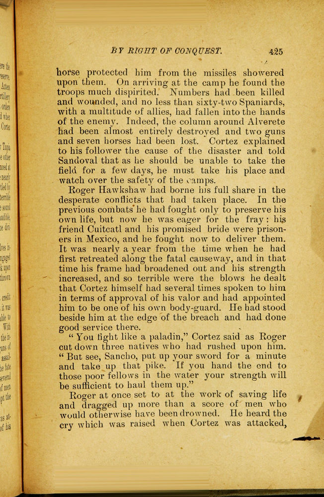 Scan 0437 of By right of conquest, or, With Cortez in Mexico