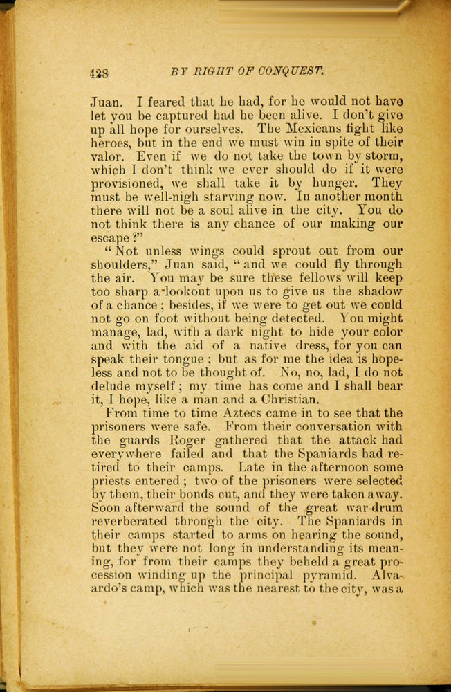 Scan 0440 of By right of conquest, or, With Cortez in Mexico