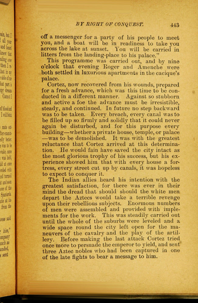 Scan 0455 of By right of conquest, or, With Cortez in Mexico