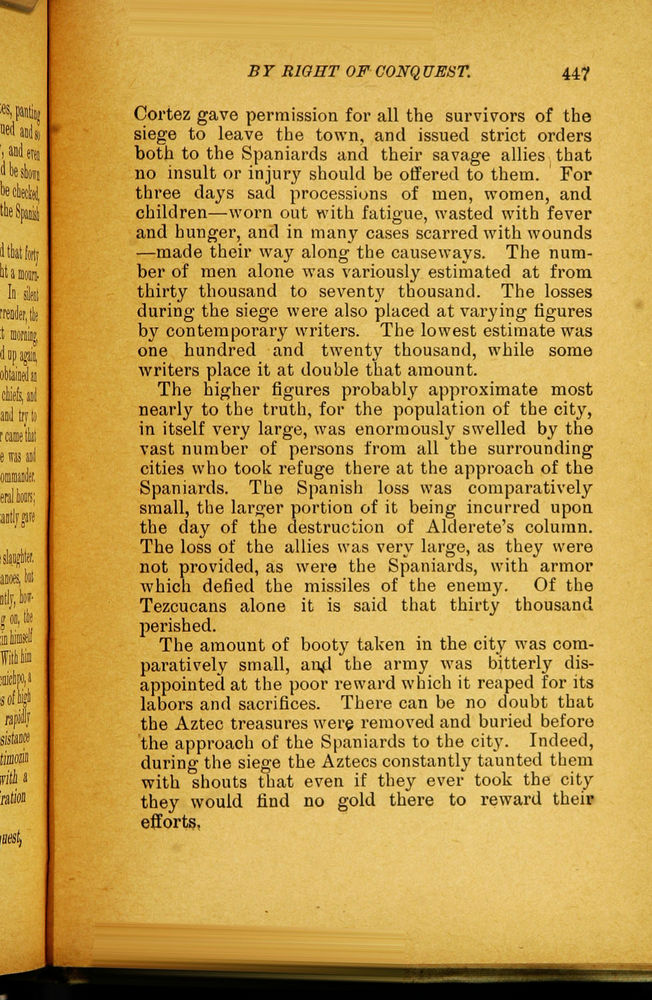 Scan 0459 of By right of conquest, or, With Cortez in Mexico