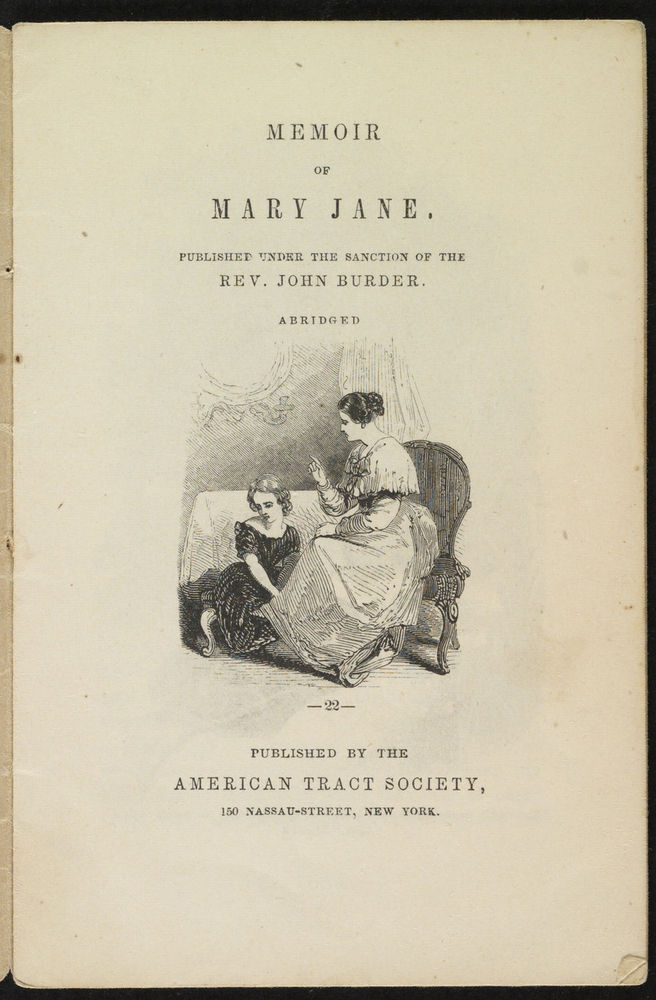 Scan 0003 of Memoir of Mary Jane