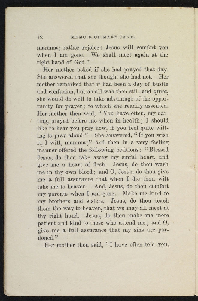 Scan 0014 of Memoir of Mary Jane