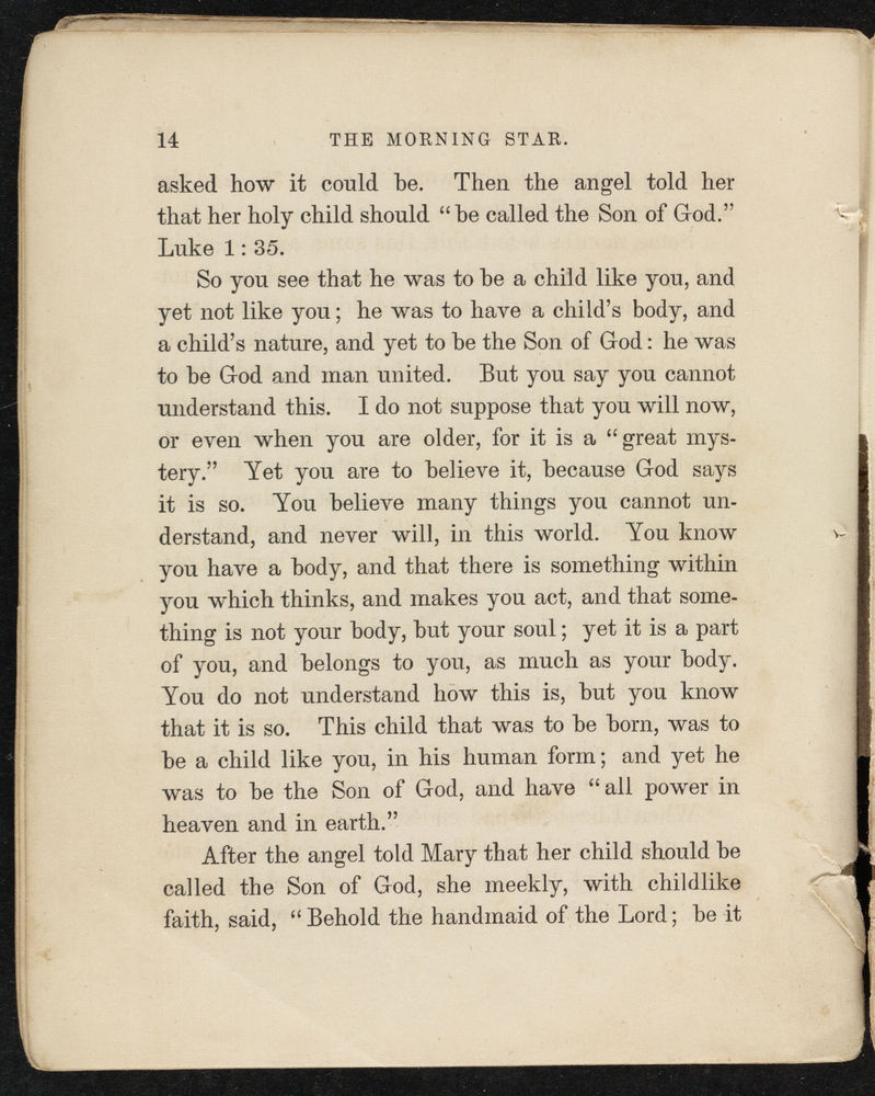 Scan 0018 of The morning star, or, Stories about the childhood of Jesus