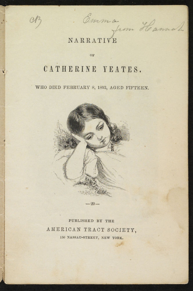 Scan 0003 of Narrative of Catharine Yeates