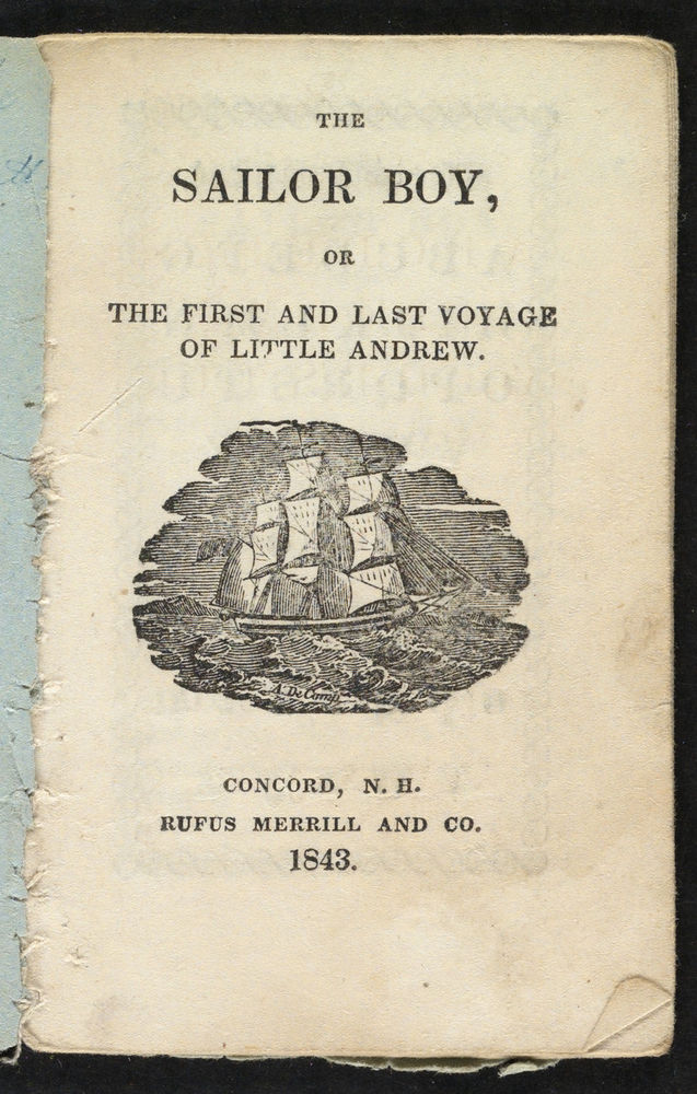 Scan 0003 of The sailor boy, or, The first and last voyage of little Andrew