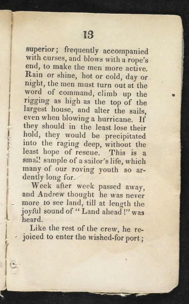 Scan 0015 of The sailor boy, or, The first and last voyage of little Andrew