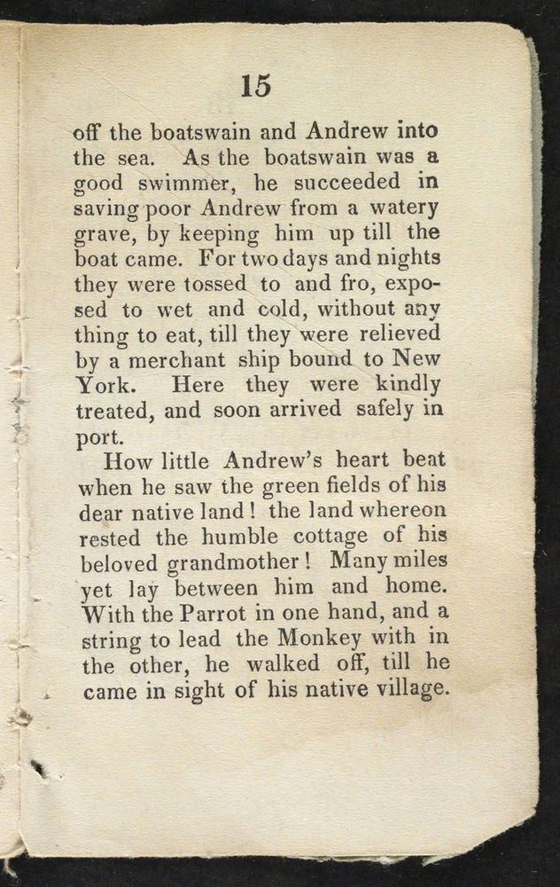 Scan 0017 of The sailor boy, or, The first and last voyage of little Andrew