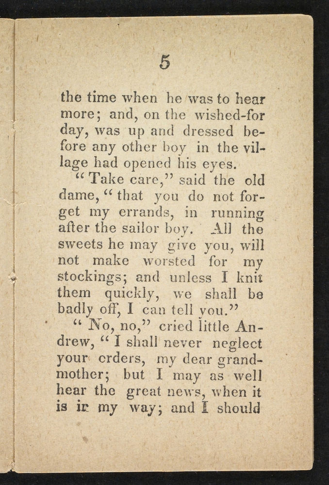 Scan 0007 of The sailor boy, or, The first and last voyage of little Andrew