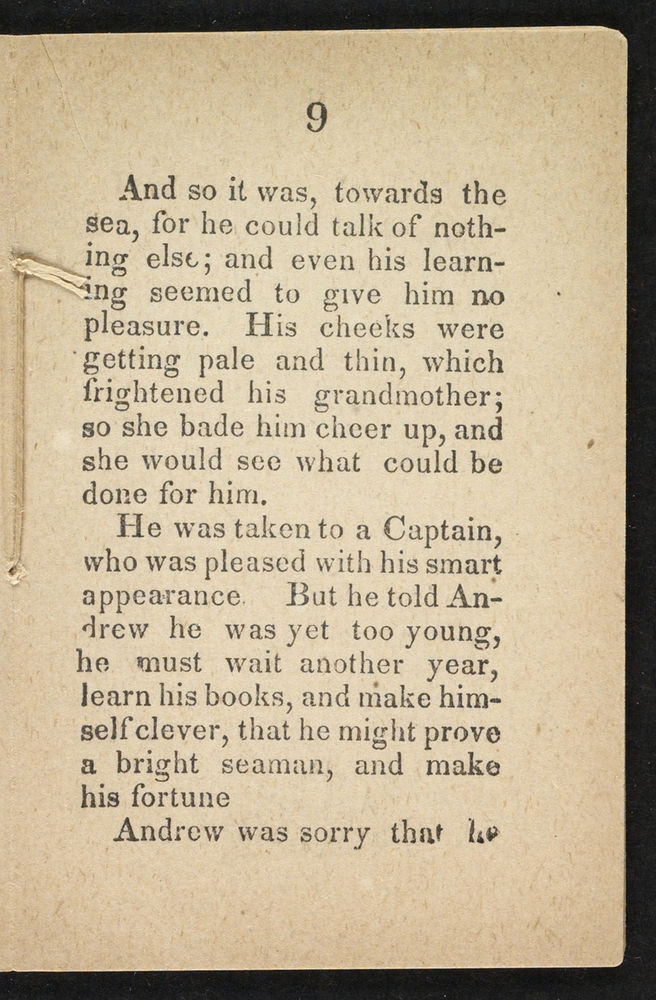 Scan 0011 of The sailor boy, or, The first and last voyage of little Andrew