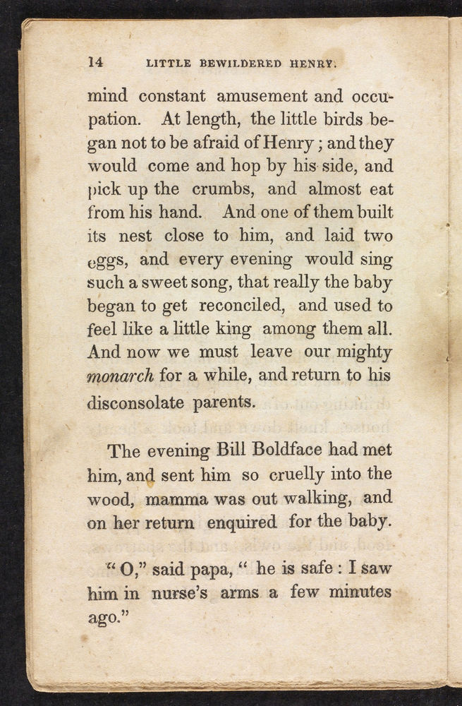 Scan 0014 of The singular and extraordinary adventures of poor little bewildered Henry, who was shut up in an old abbey for three weeks