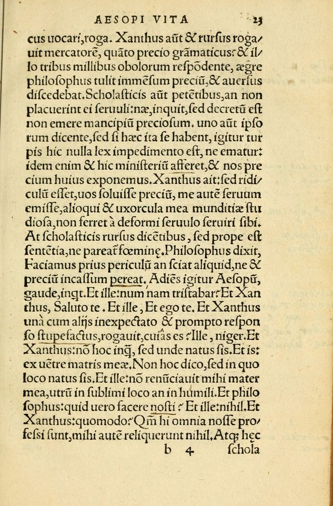 Scan 0027 of Aesopi Phrygis Fabellae Graece et Latine