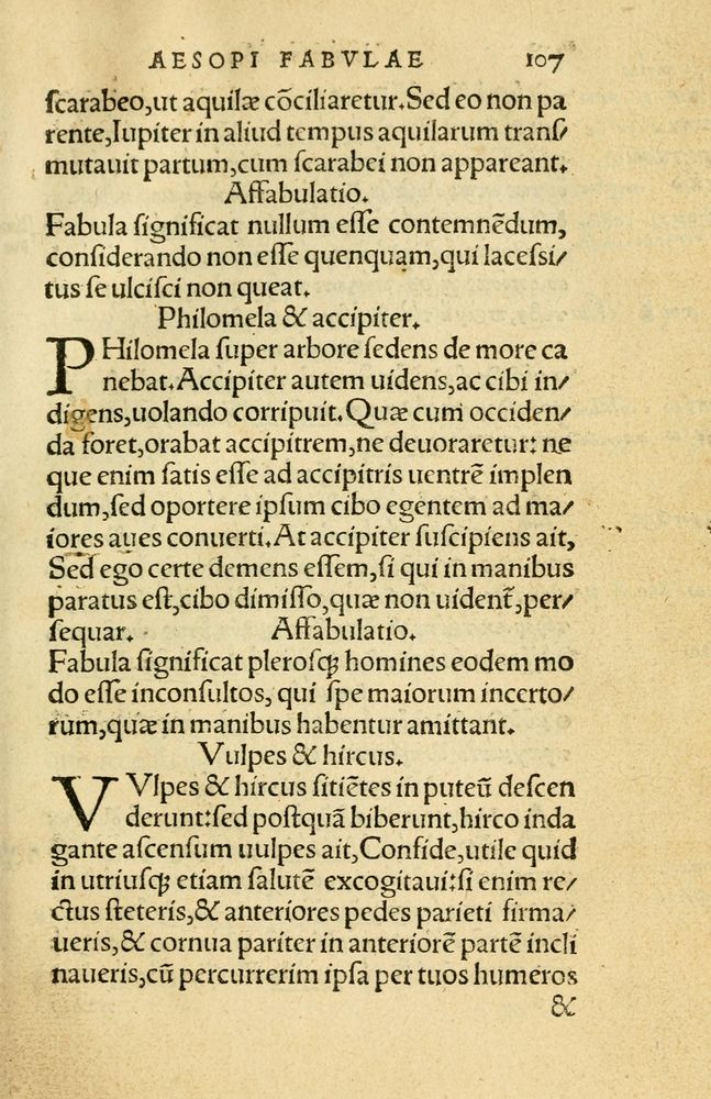 Scan 0111 of Aesopi Phrygis Fabellae Graece et Latine