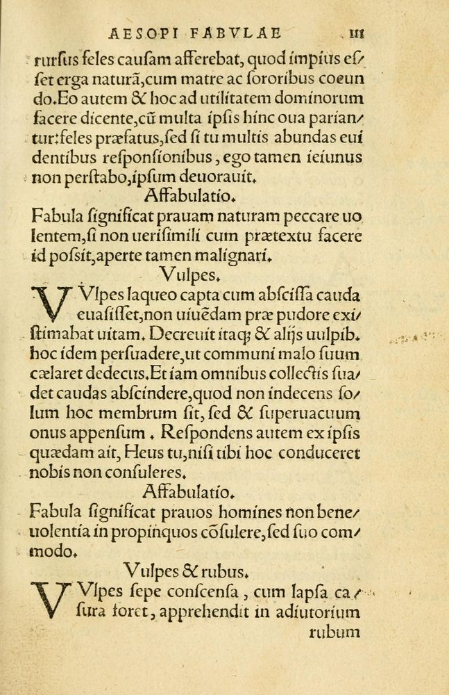 Scan 0115 of Aesopi Phrygis Fabellae Graece et Latine