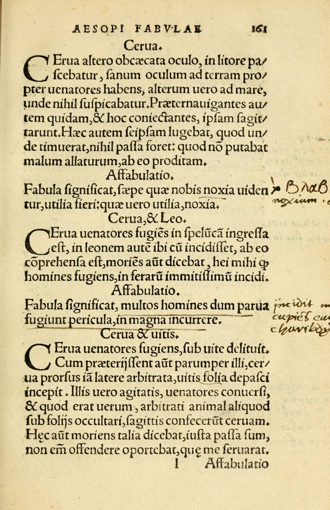 Scan 0165 of Aesopi Phrygis Fabellae Graece et Latine