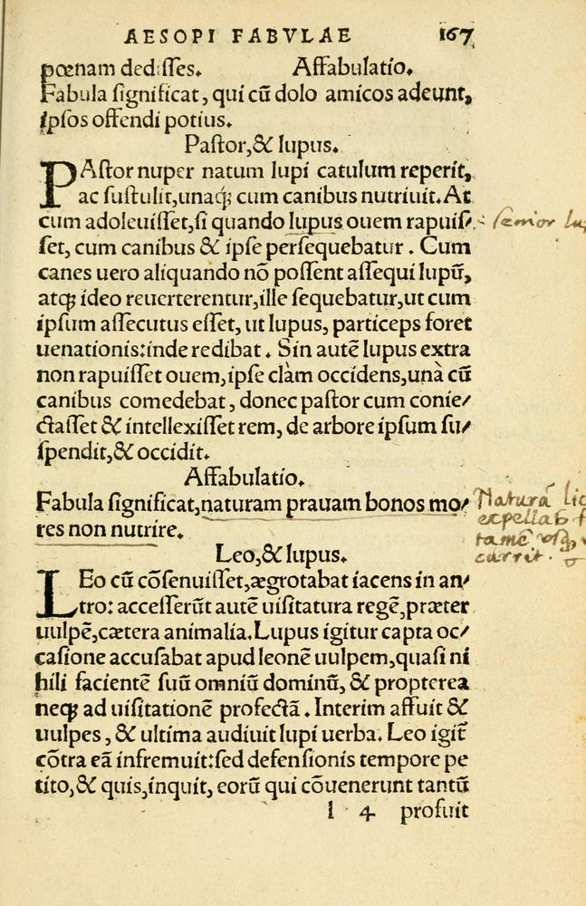 Scan 0171 of Aesopi Phrygis Fabellae Graece et Latine