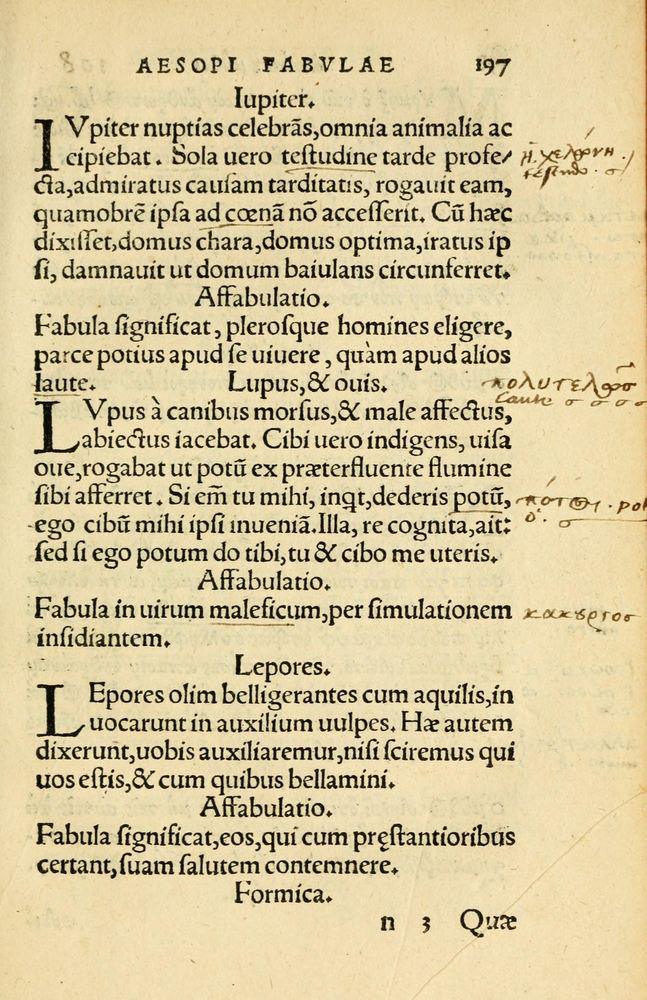 Scan 0201 of Aesopi Phrygis Fabellae Graece et Latine