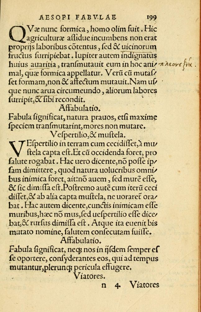 Scan 0203 of Aesopi Phrygis Fabellae Graece et Latine